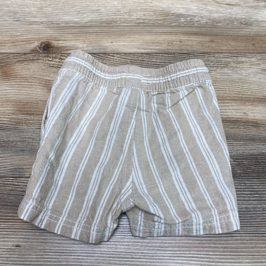 Old Navy Striped Drawstring Linen Shorts sz 12-18m