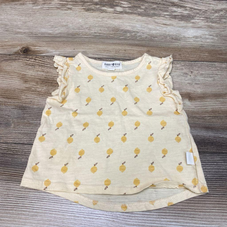 Rabbit + Bear Lemon Print Shirt sz 12m - Me 'n Mommy To Be