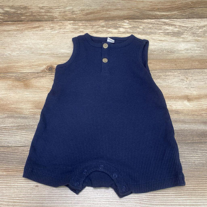 Old Navy Ribbed Henley Shortie Romper sz 12-18m - Me 'n Mommy To Be