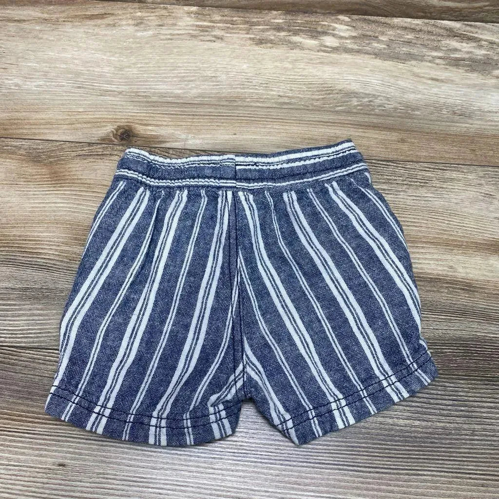 Old Navy Striped Drawstring Linen Shorts sz 12-18m - Me 'n Mommy To Be