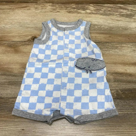 Carter's Checkered Tank Shortie Romper sz 3m - Me 'n Mommy To Be