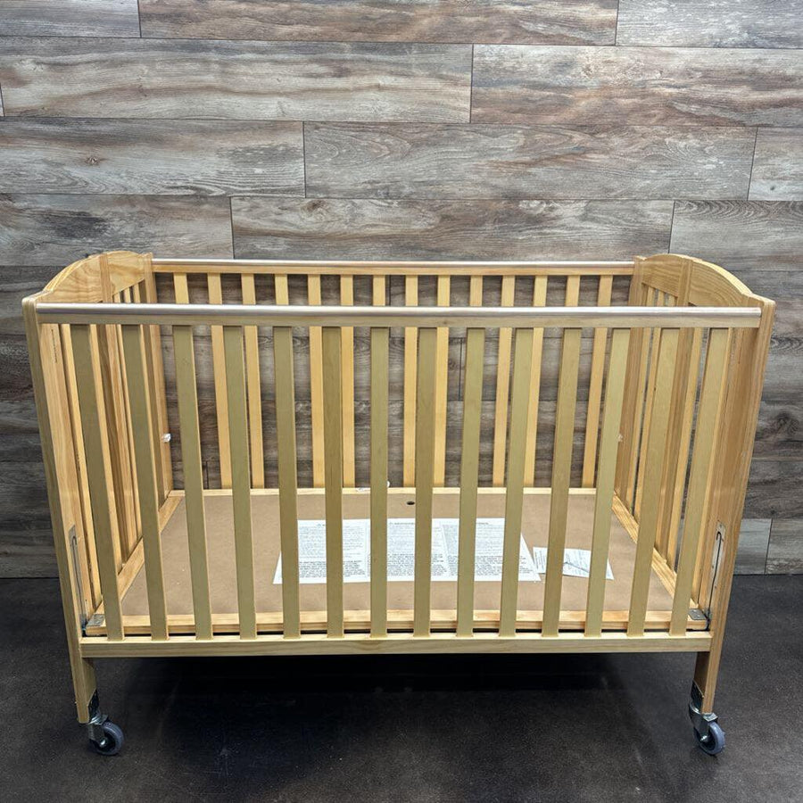 NEW Dream On Me Folding Full Size Convenience Crib in Natural - Me 'n Mommy To Be