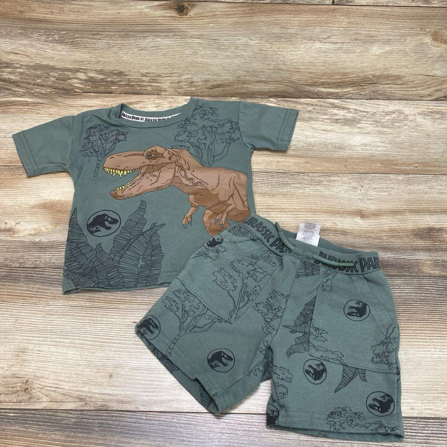Jurassic World 2pc Dino Shirt & Shorts sz 2T - Me 'n Mommy To Be