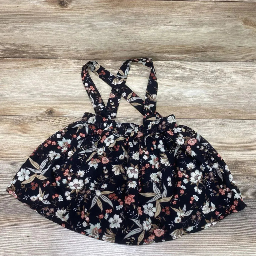 Bailey's Blossoms Floral Suspender Skirt sz 2T - Me 'n Mommy To Be