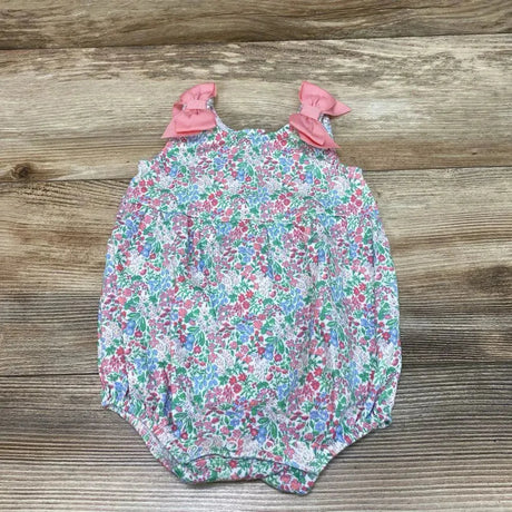 Janie & Jack Floral Bow Strap Romper sz 3-6m - Me 'n Mommy To Be