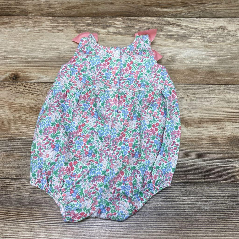 Janie & Jack Floral Bow Strap Romper sz 3-6m - Me 'n Mommy To Be