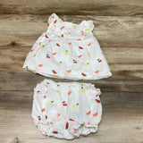 Janie & Jack 2pc Fruit Ruffle Top & Short Set sz 3-6m - Me 'n Mommy To Be