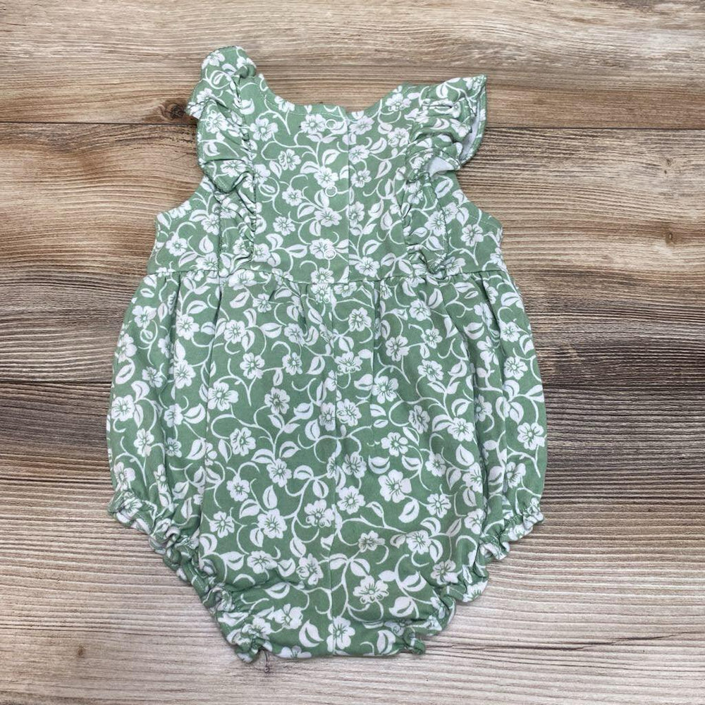 Janie & Jack Ruffle Floral Bubble Romper sz 3-6m - Me 'n Mommy To Be