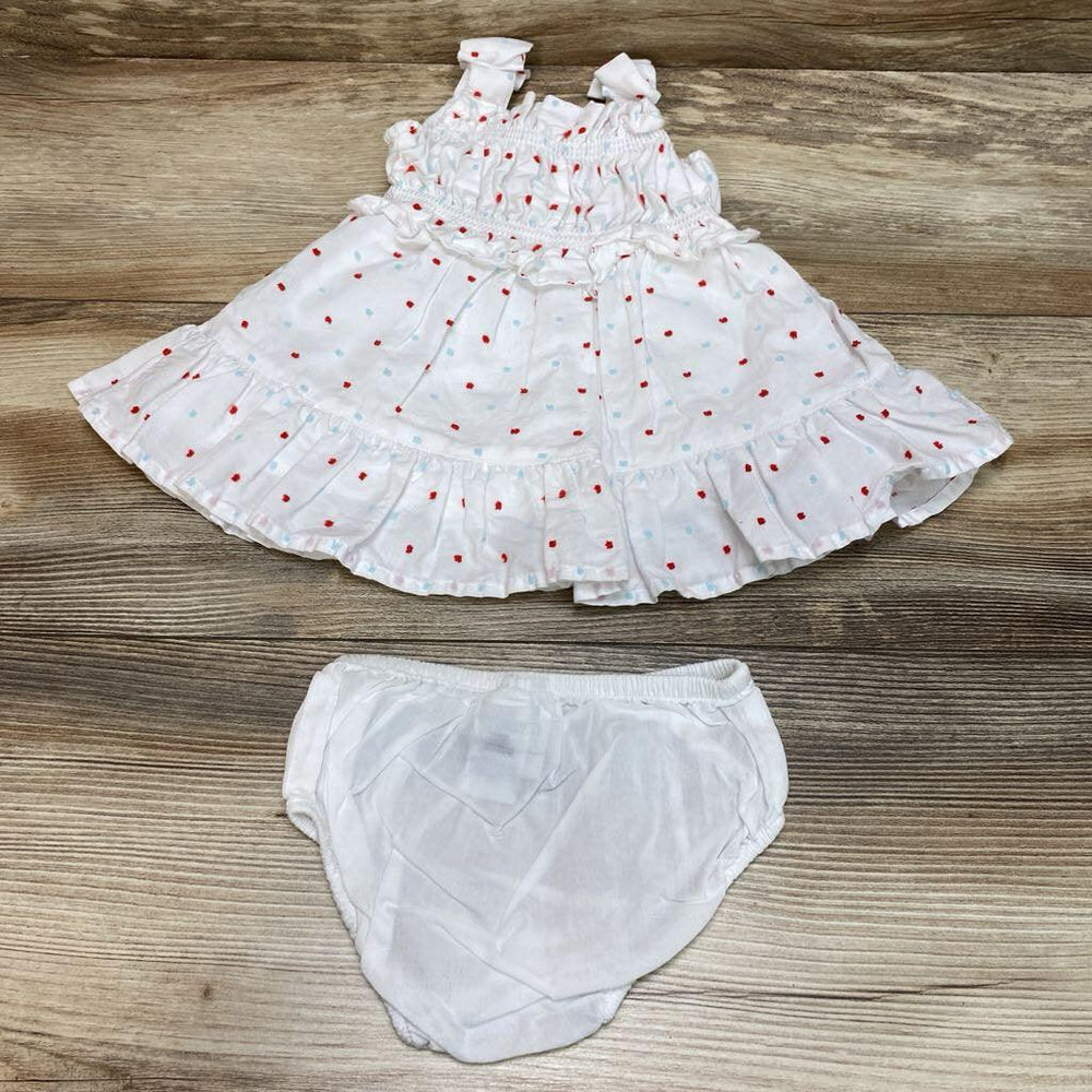 Janie & Jack 2pc Clip Dot Dress & Bloomers sz 3-6m - Me 'n Mommy To Be