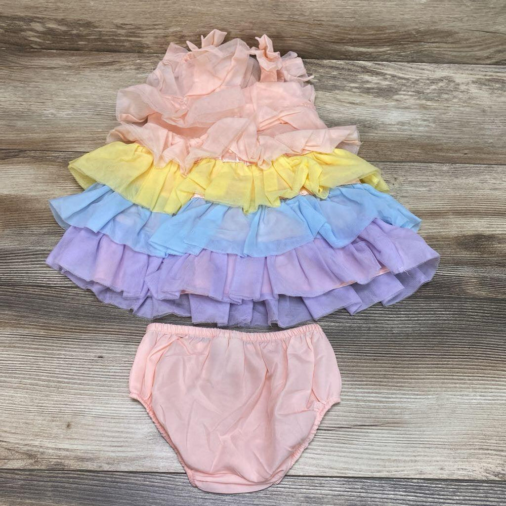 Juno Valentine by Janie & Jack Tiered Tulle Dress & Bloomers sz 3-6m - Me 'n Mommy To Be