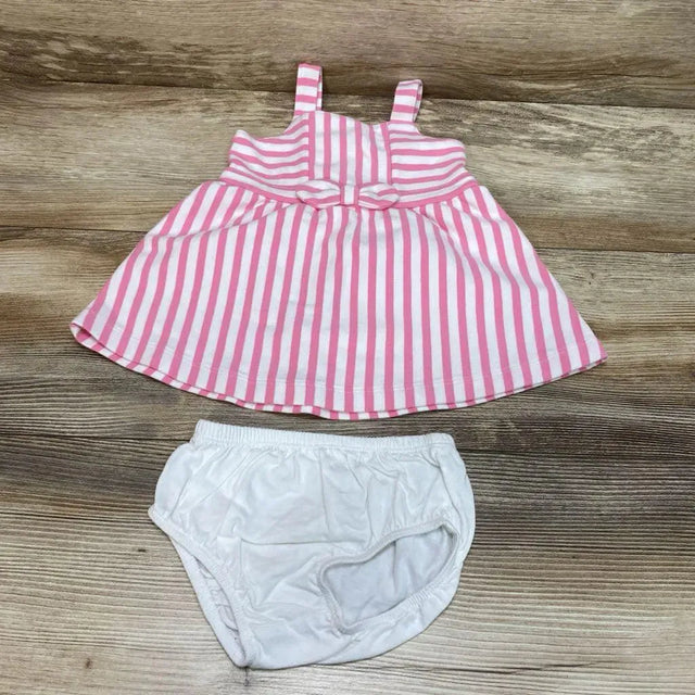 Janie & Jack 2pc Stripe Dress & Bloomers sz 3-6m - Me 'n Mommy To Be