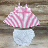 Janie & Jack 2pc Stripe Dress & Bloomers sz 3-6m - Me 'n Mommy To Be