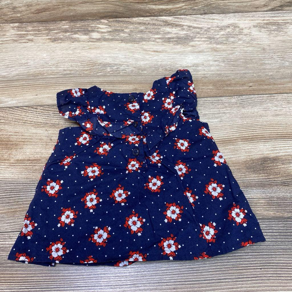 Janie & Jack Floral Ruffle Blouse sz 3-6m - Me 'n Mommy To Be
