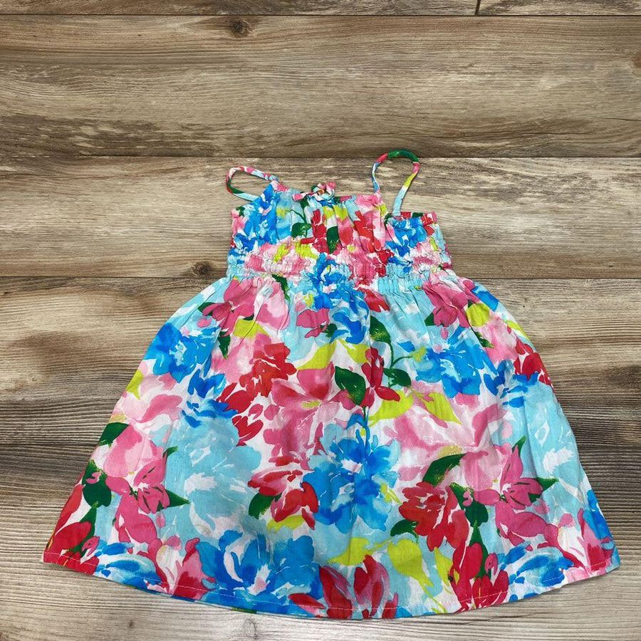 Old Navy Smocked Sleeveless Floral Dress sz 2T - Me 'n Mommy To Be