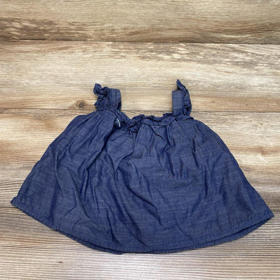 Janie & Jack Chambray Smocked Top sz 12-18m - Me 'n Mommy To Be