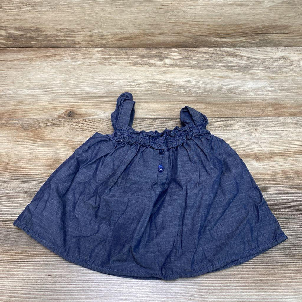Janie & Jack Chambray Smocked Top sz 12-18m - Me 'n Mommy To Be
