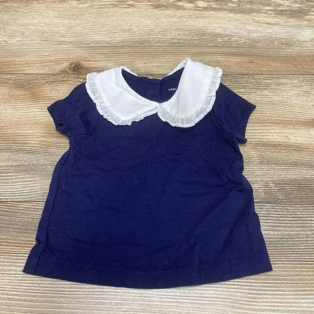 Janie & Jack Statement Collar Top sz 6-12m - Me 'n Mommy To Be