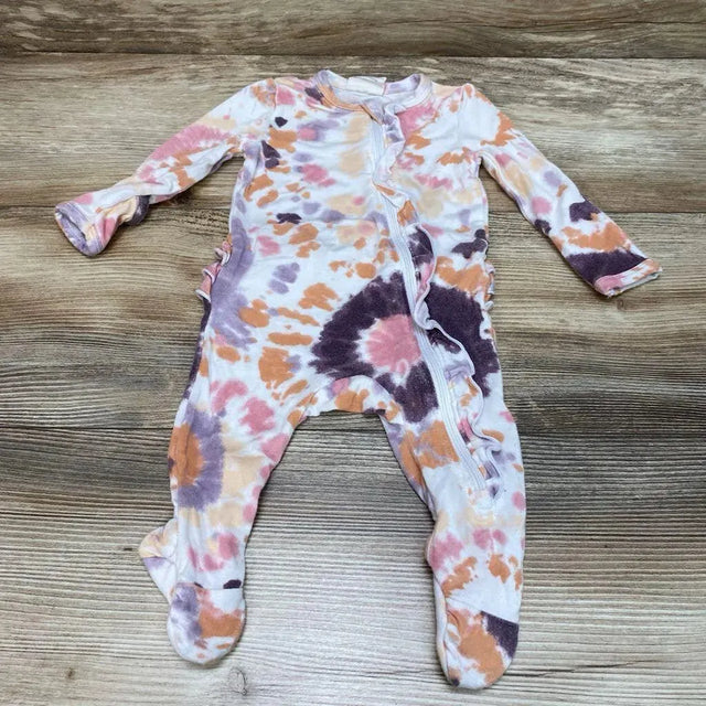 Angel Dear x Spearmint Love Tie Dye Footie sz 0-3m - Me 'n Mommy To Be