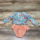 Cat & Jack 2Pc Floral Rashguard Set sz 18m - Me 'n Mommy To Be