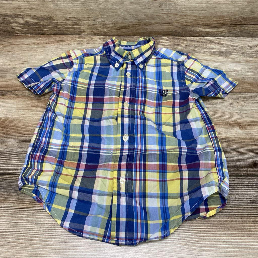 CHAPS Plaid Button-Up Shirt sz 3T - Me 'n Mommy To Be