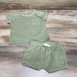 Grayson Collective 2pc Terry Cloth Shirt & Shorts sz 0-3m - Me 'n Mommy To Be