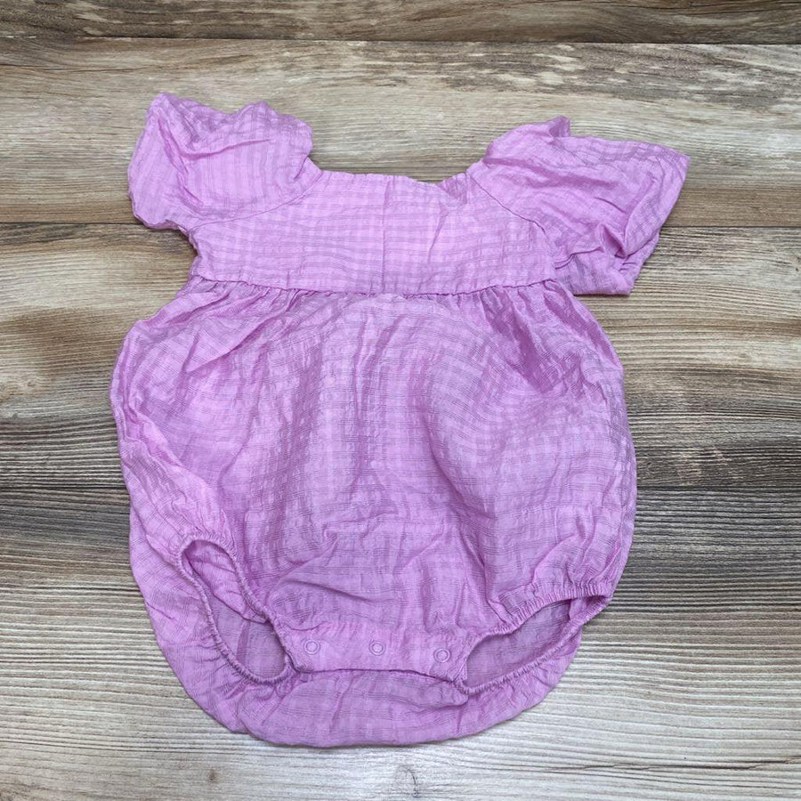 Cat & Jack Puff Sleeve Bubble Romper sz 18m - Me 'n Mommy To Be