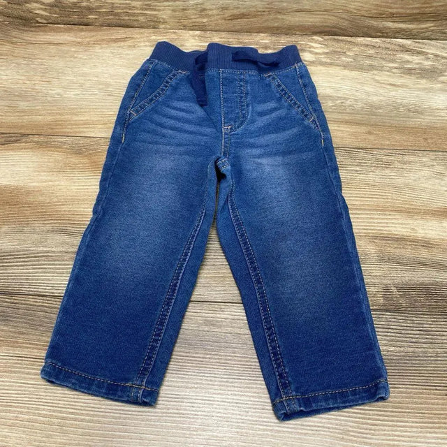 Okie Dokie Knit Waist Jeans sz 12m - Me 'n Mommy To Be