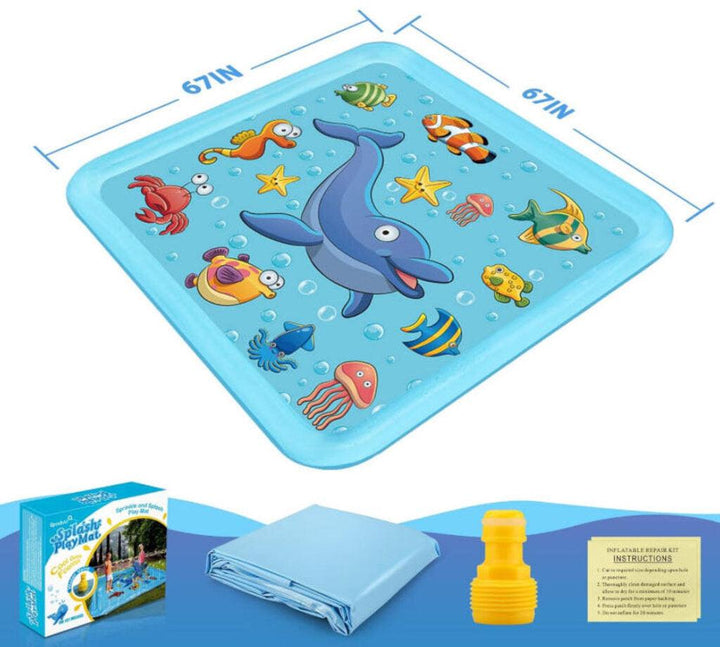 NEW Growsland Splash Pad Play Mat 67" - Me 'n Mommy To Be