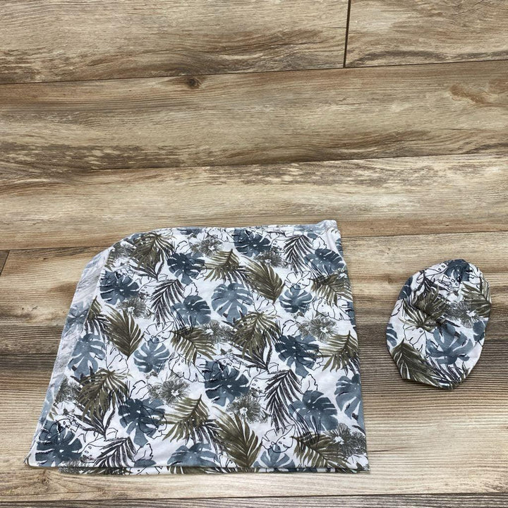 Floral Swaddle Blanket & Baby Turban Set - Me 'n Mommy To Be