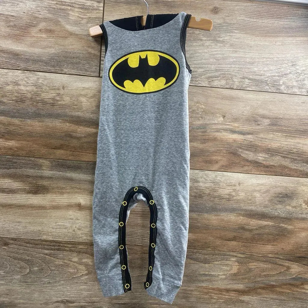 Batman Sleeveless Hooded Romper sz 18m - Me 'n Mommy To Be