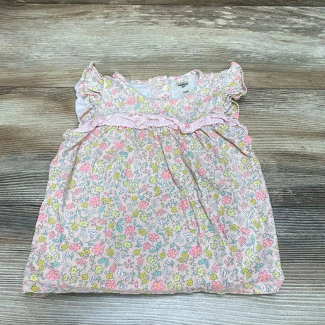 OshKosh Floral Ruffle Shirt sz 18m - Me 'n Mommy To Be