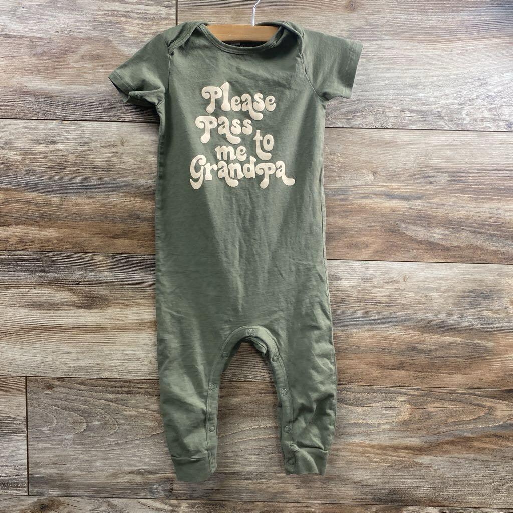 Okie Dokie Please Pass Me To Grandpa Romper sz 18m - Me 'n Mommy To Be