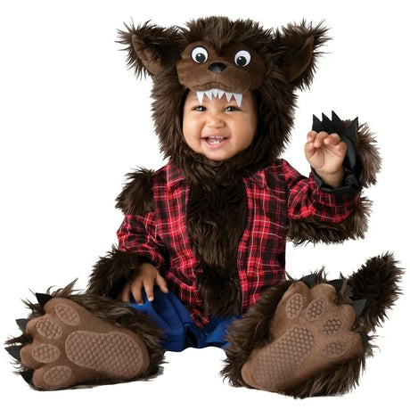 Incharacter Wee Werewolf Costume Brown sz 18-24m - Me n Mommy To Be