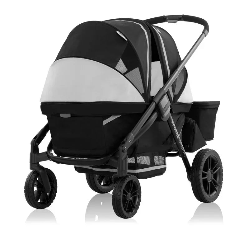 NEW Evenflo Pivot Xplore Dreamz Stroller Wagon in Jetsetter Black - Me n Mommy To Be