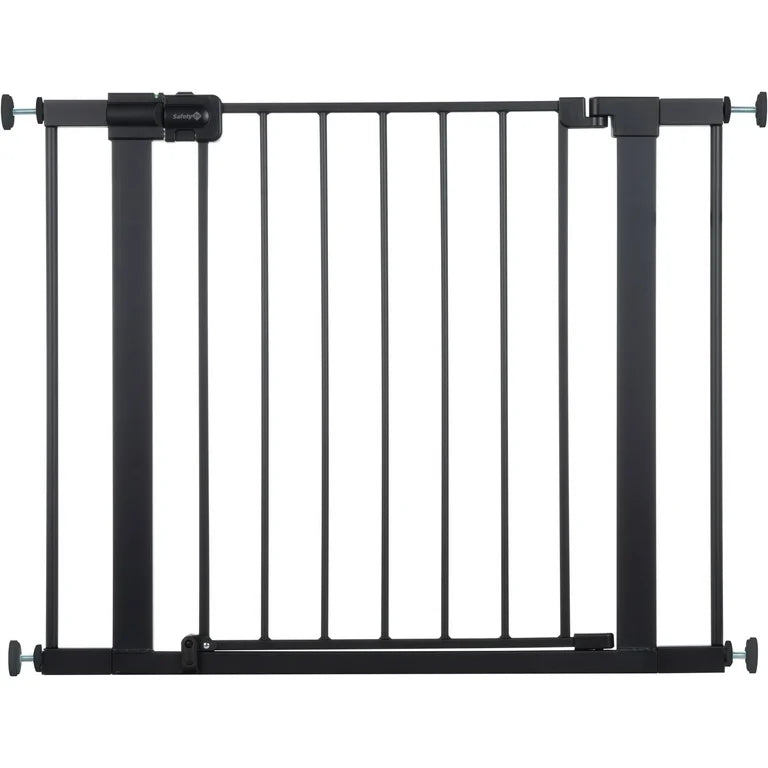 NEW Safety 1st Easy Install Extra Tall & Wide Walk Through Gate Black 29"-38"