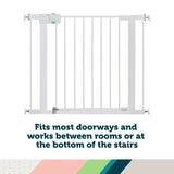 NEW Safety 1st Easy Install Extra Tall & Wide Walk Through Gate Black 29"-38"