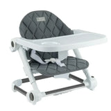NEW MonBebe Portable Foldable Booster, Grey 6-36m