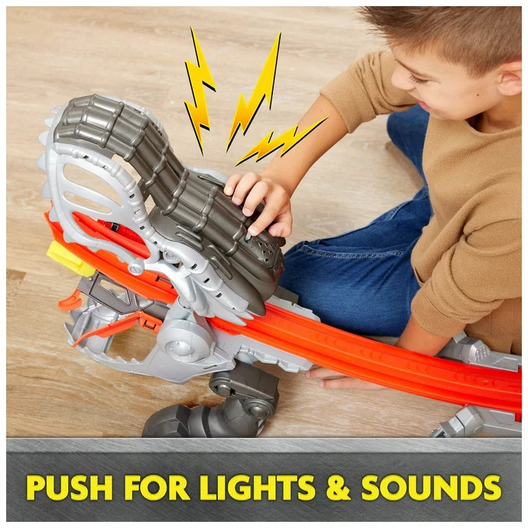 NEW Monster Jam ThunderROARus Drop Playset