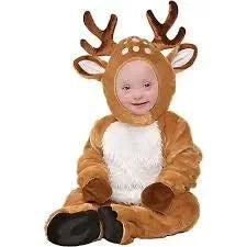 Suit Yourself Cozy Deer 4pc Costume Brown sz 12-24m - Me n Mommy To Be