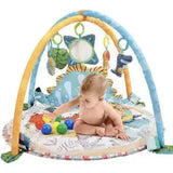 BATTOP Baby Play Mat Activity Gym with Ball Pit,4-in-1 Tummy Time Mat