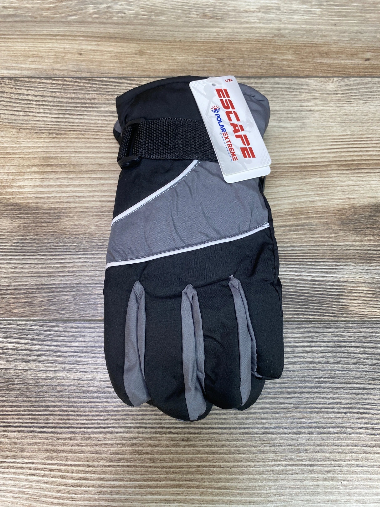 NEW Polar Extreme Insulated Youth Gloves Grey/Black OSFM