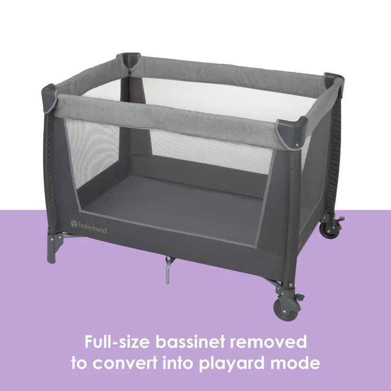 NEW BabyTrend Simply Smart 2.0 Playard Nursery Center w/ Napper, Bassinet & Changer