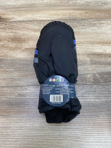 NEW ThermaWear Kid's Ski Striped Black Mittens OSFM (1-3Y)