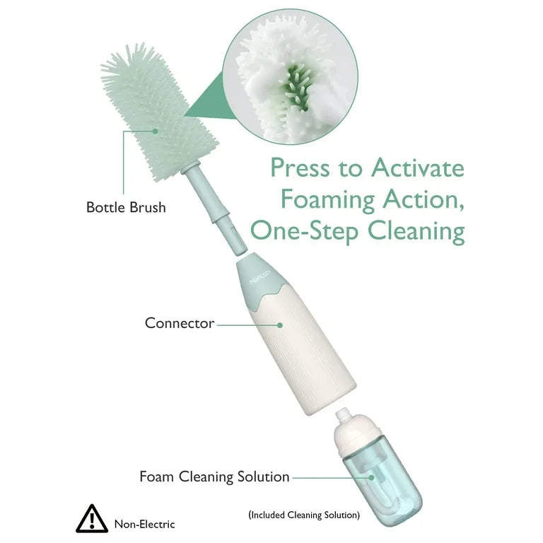 NEW Momcozy 7-in-1 Travel Baby Bottle Cleaning Set