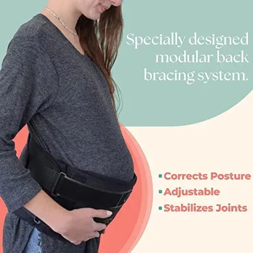 NEW Matriarch Pregnancy Support Maternity Belt Black sz L/XL