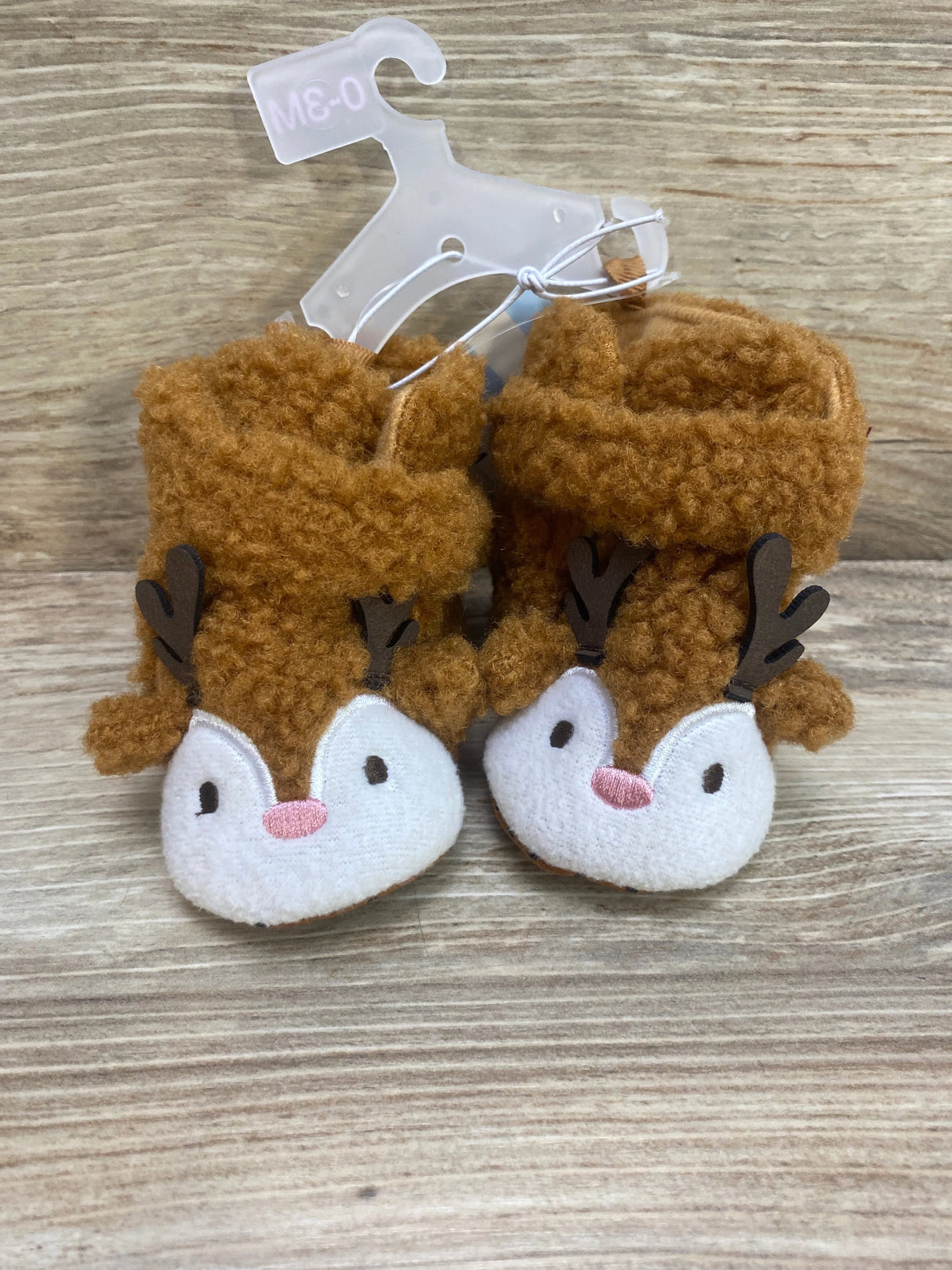 NEW Cat & Jack Baby Reindeer Crib Booties sz 0-3m