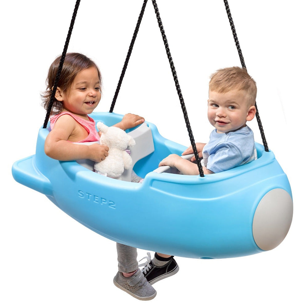 NEW Step2 Rocket Swing for Two - Blue