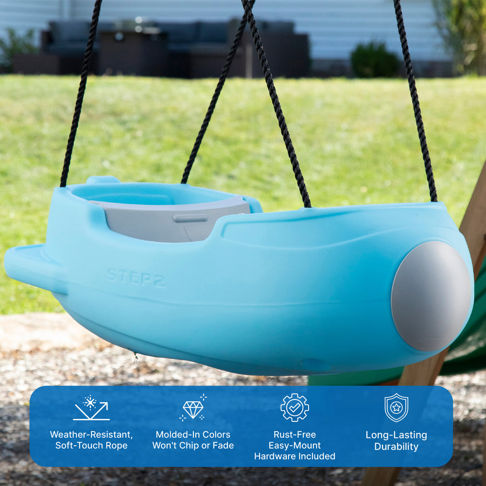 NEW Step2 Rocket Swing for Two - Blue