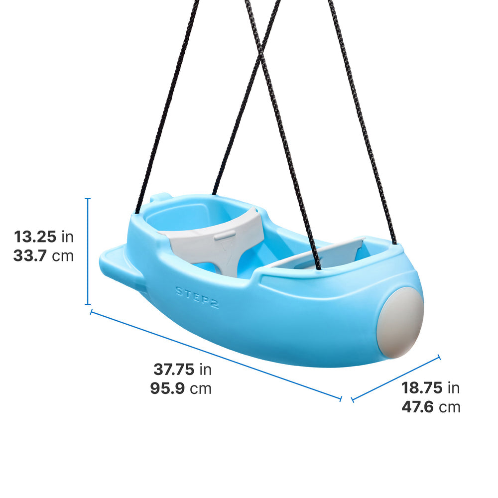 NEW Step2 Rocket Swing for Two - Blue