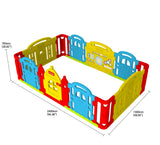 DWINGULER Castle Playpen - Rainbow